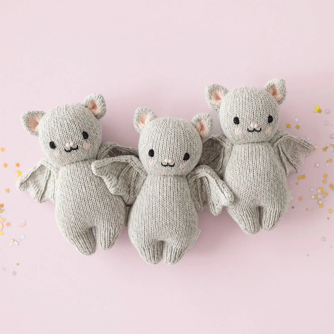 Baby Bat Stuffed Animal (Grey)