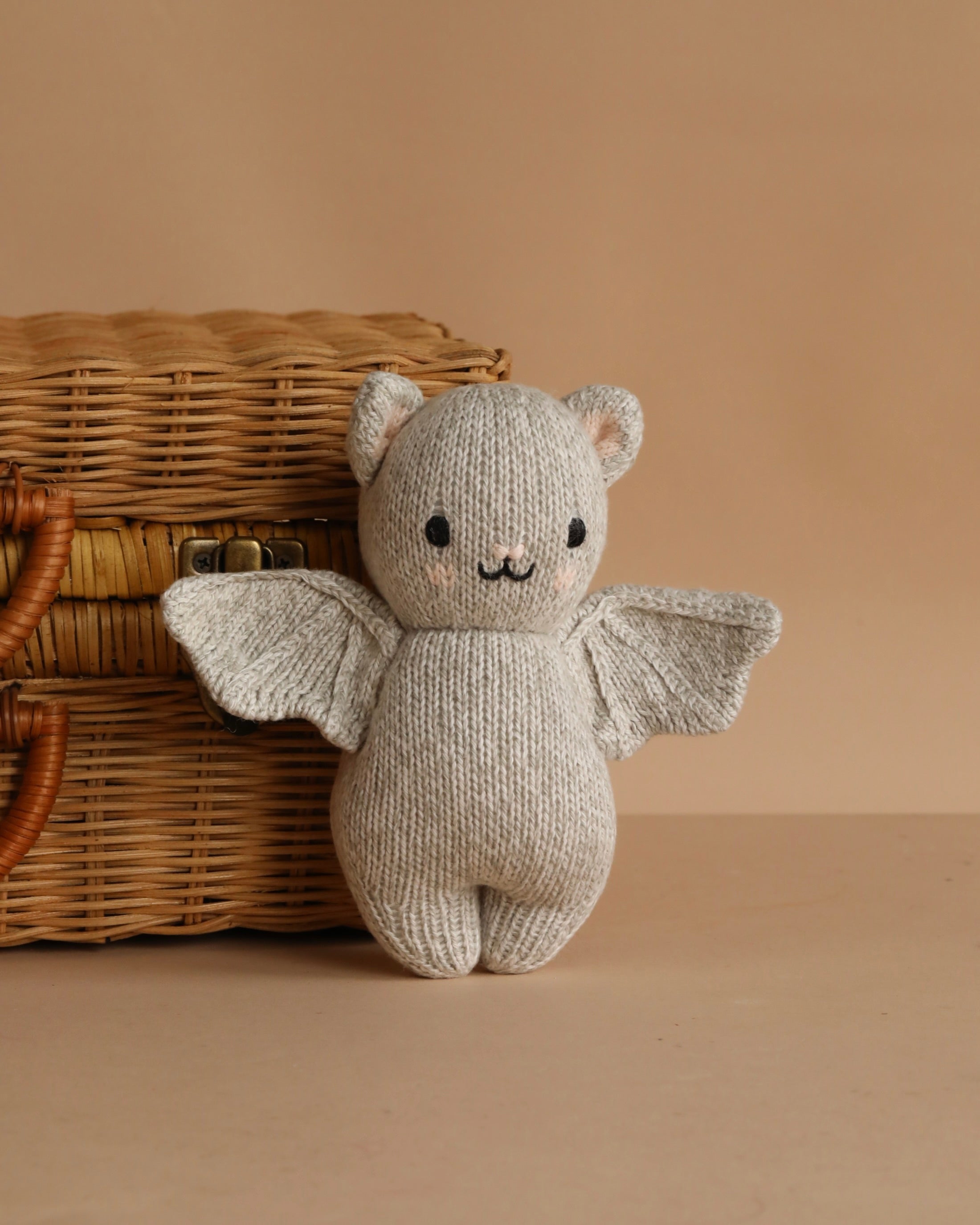 Baby Bat Stuffed Animal (Grey)