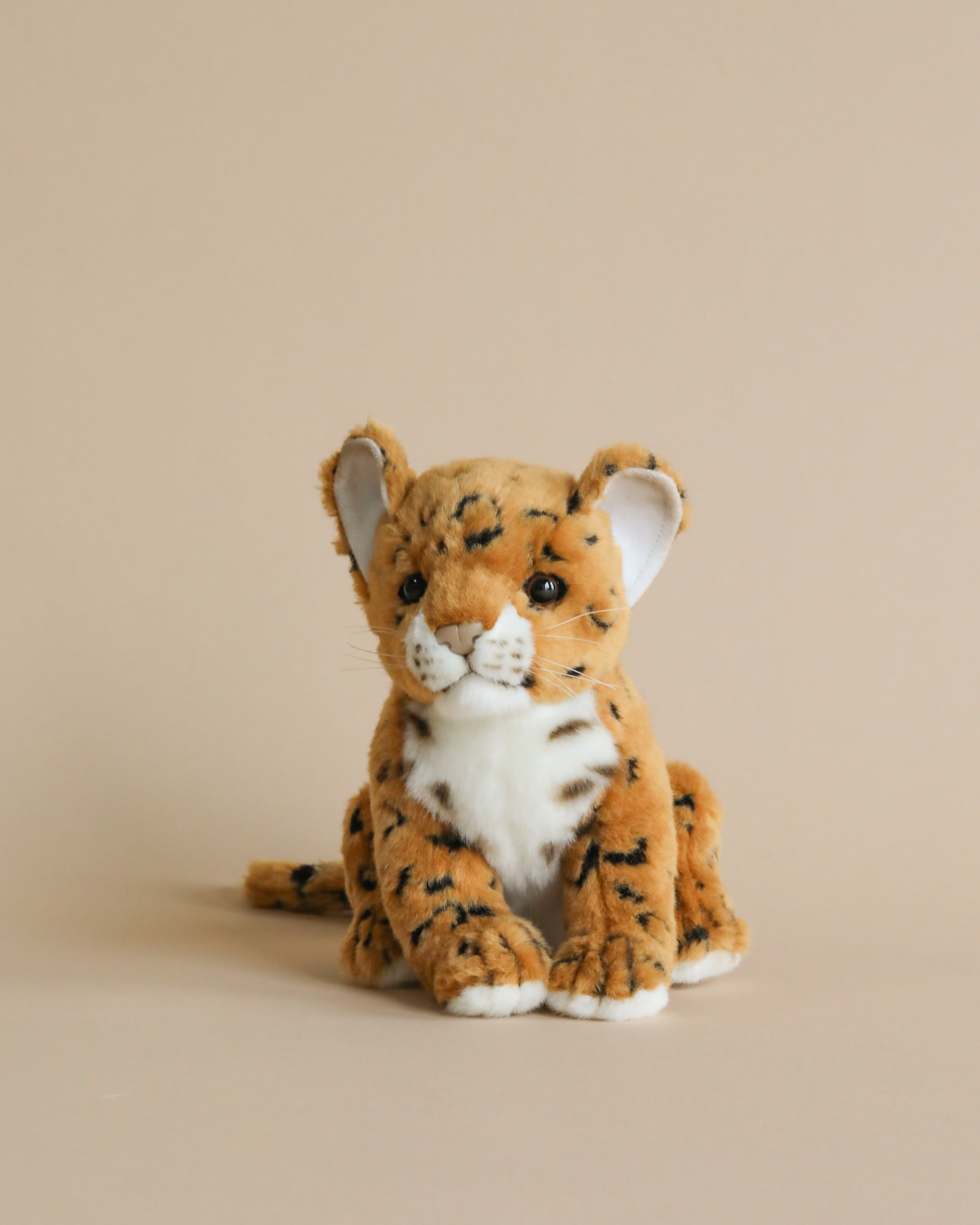Jaguar Cub Sitting Stuffed Animal