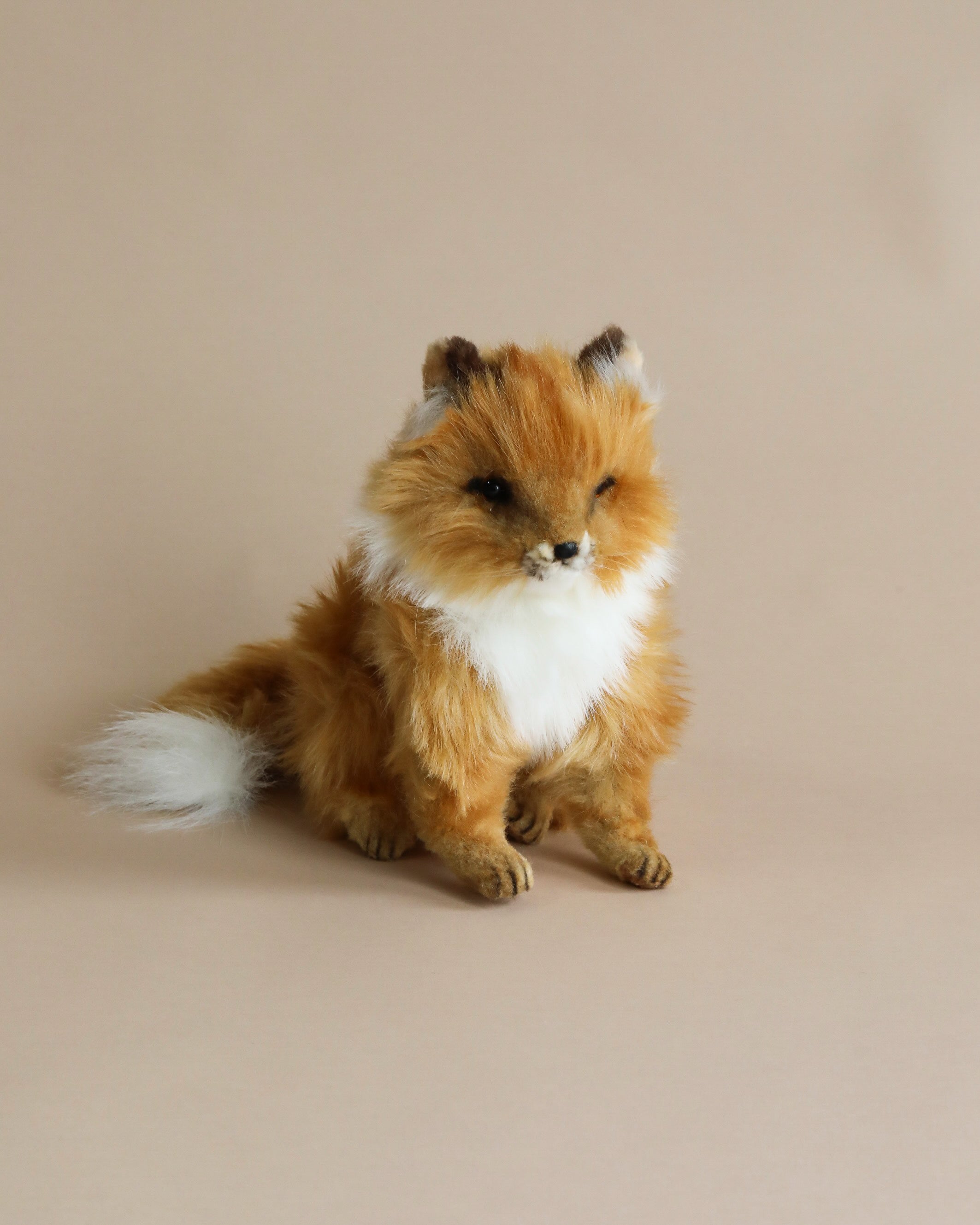 Sitting Fox Stuffed Animal