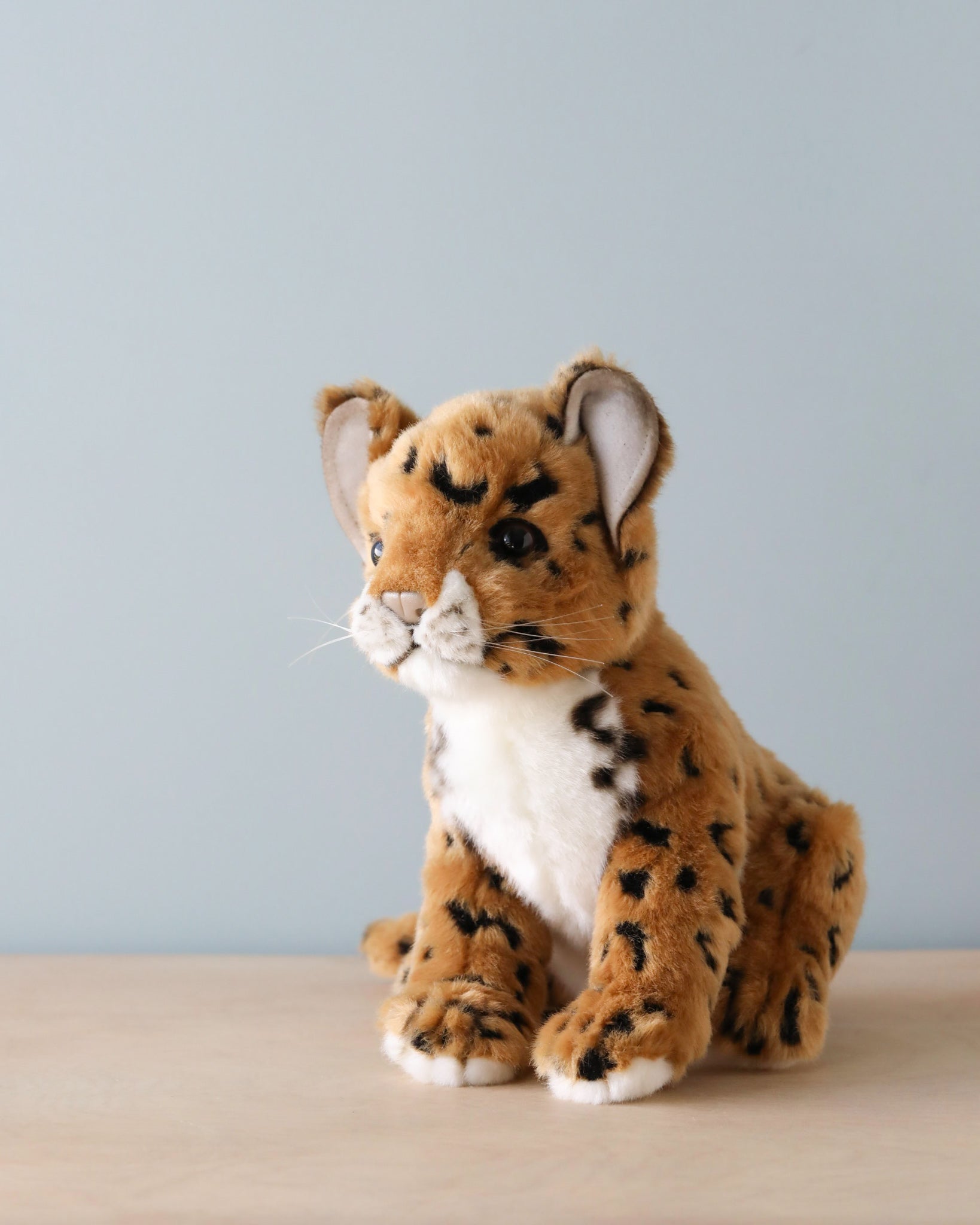 Jaguar Cub Sitting Stuffed Animal