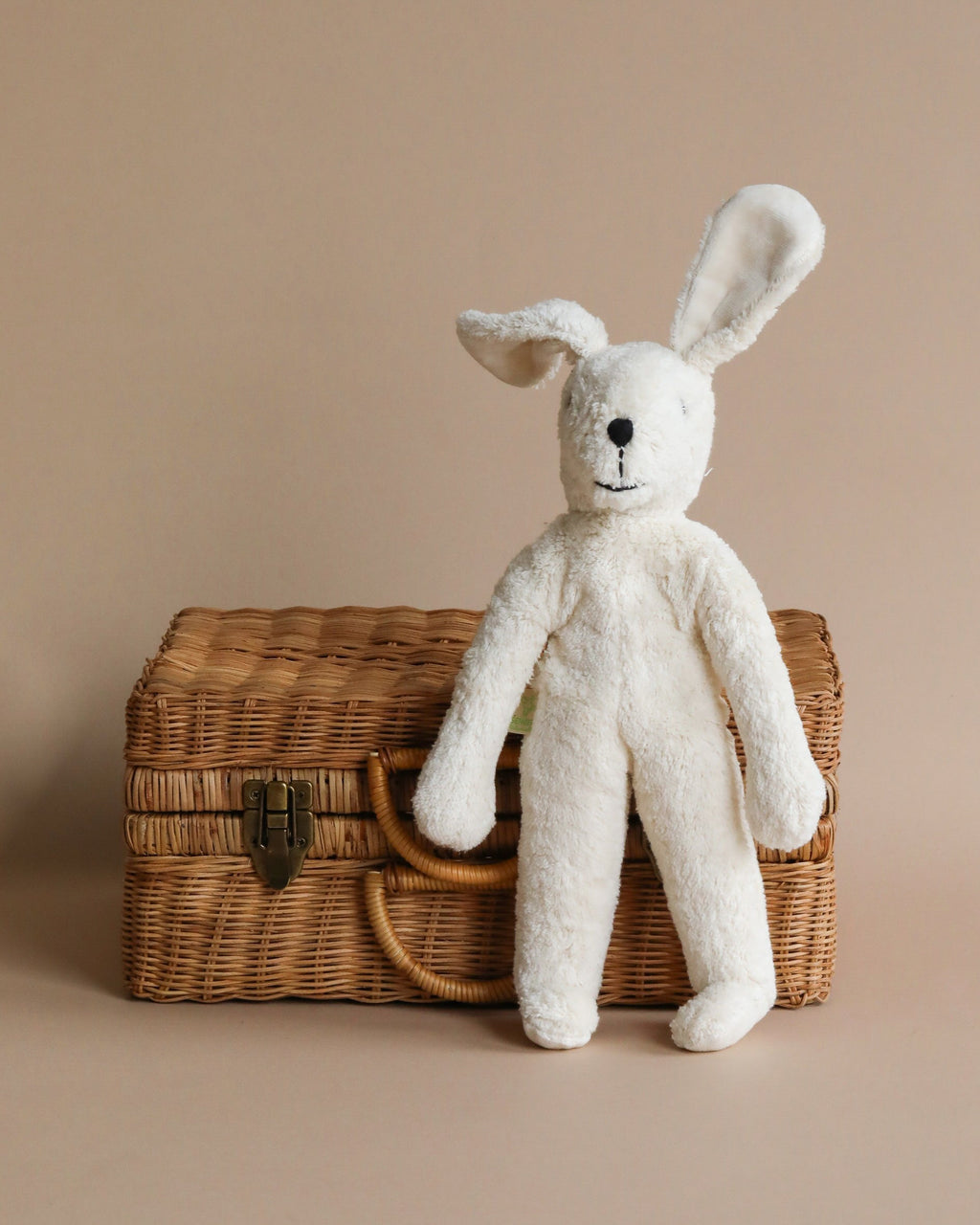 Cuddly White Bunny Stuffed Animal