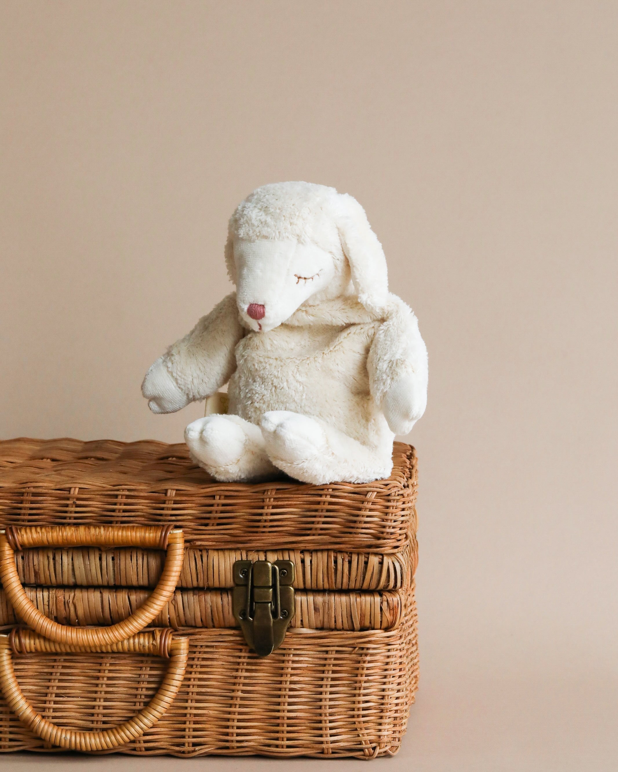 Cuddly White Sheep Stuffed Animal