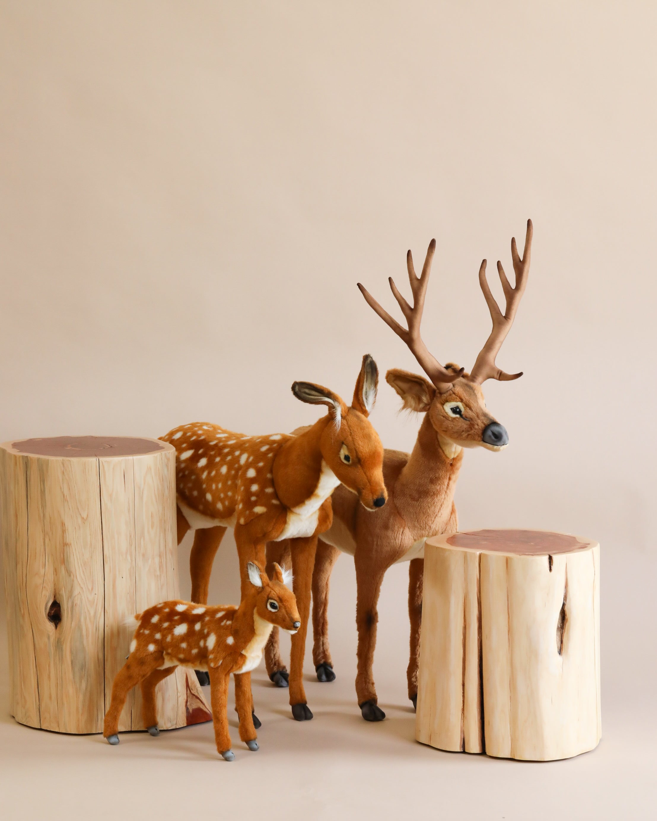 Large Deer Stuffed Animal - Female - Final Sale