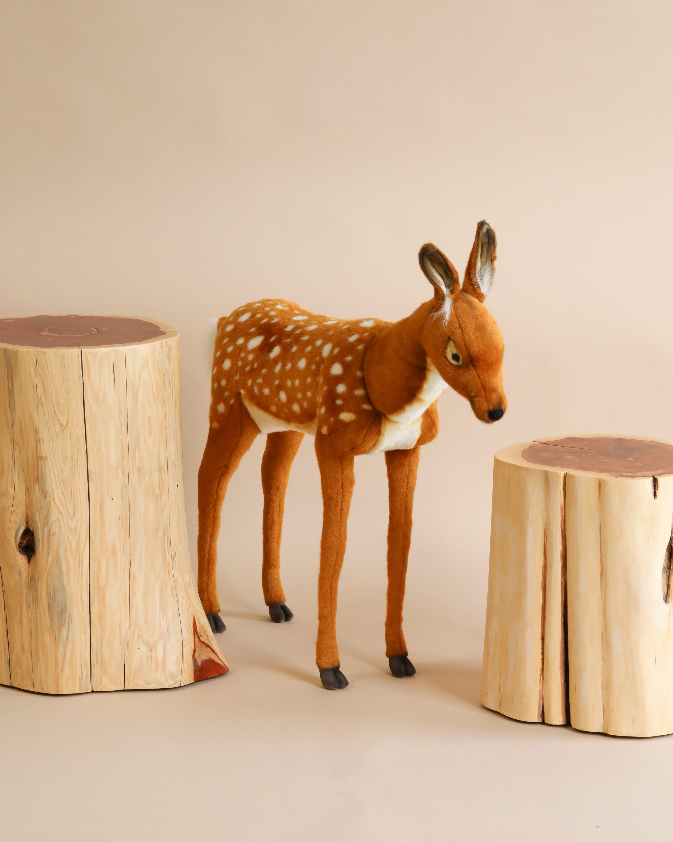 Large Deer Stuffed Animal - Female - Final Sale