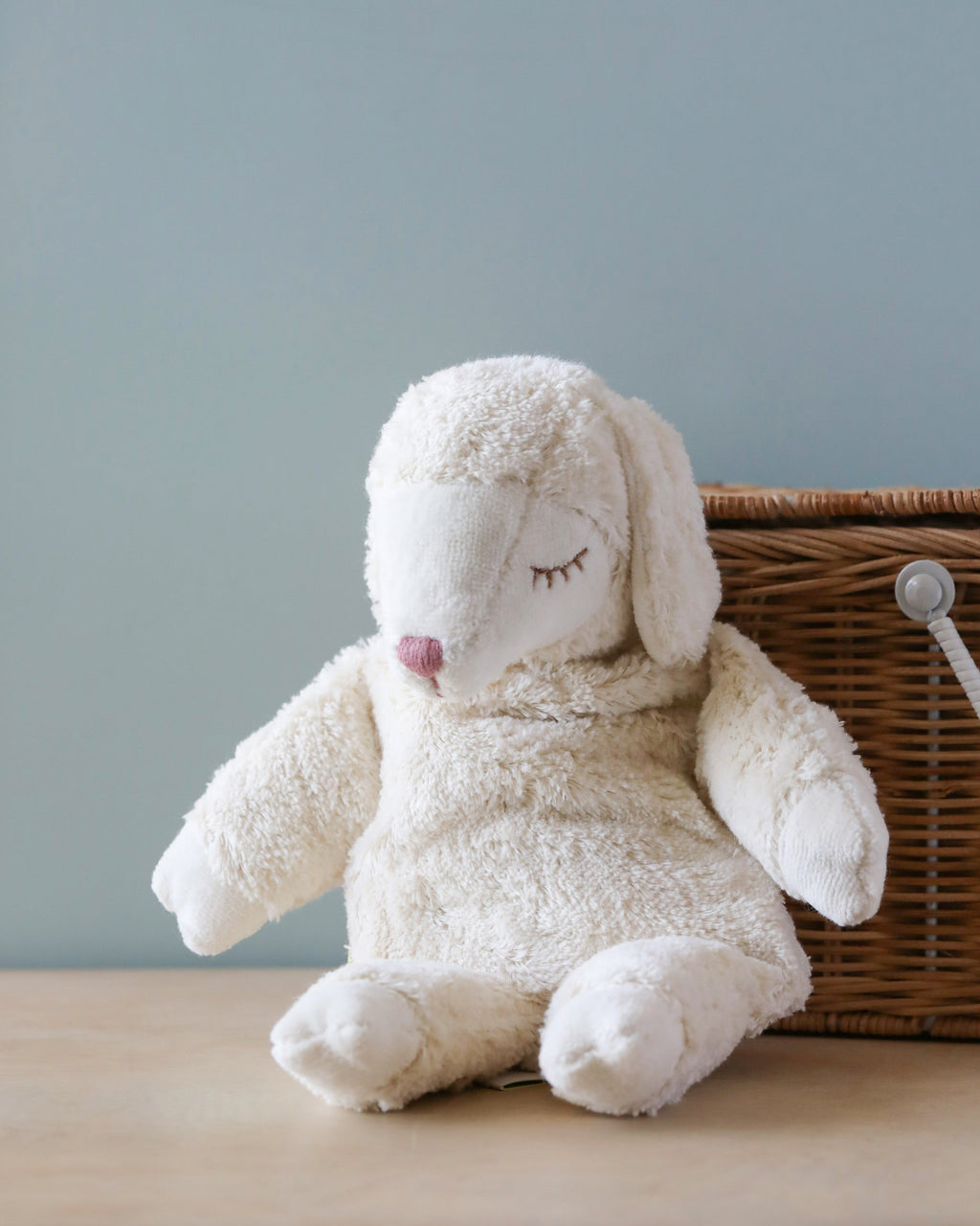 Cuddly White Sheep Stuffed Animal