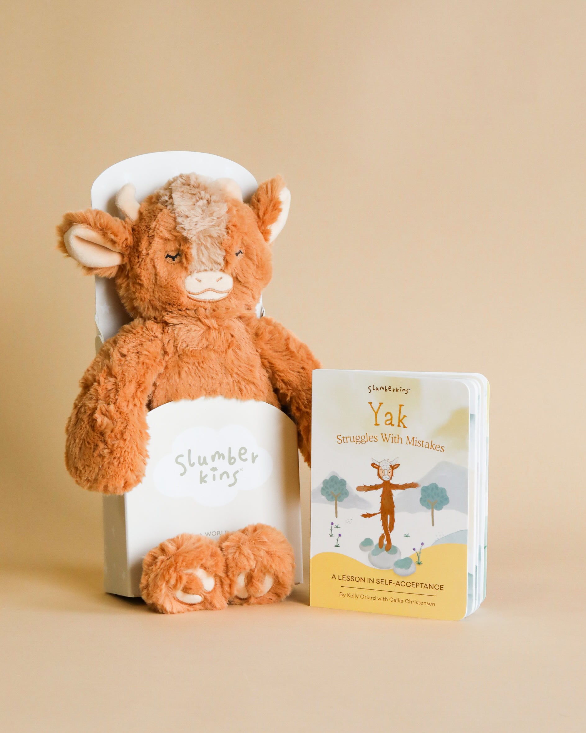 Yak Stuffed Animal + Self Acceptance Lesson Book