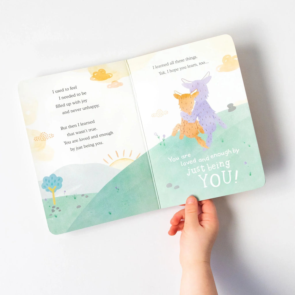 Yak Stuffed Animal + Self Acceptance Lesson Book
