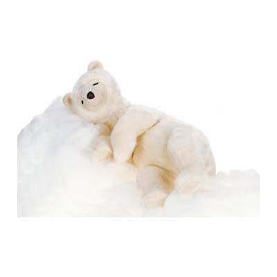 Sleeping Polar Bear Stuffed Animal