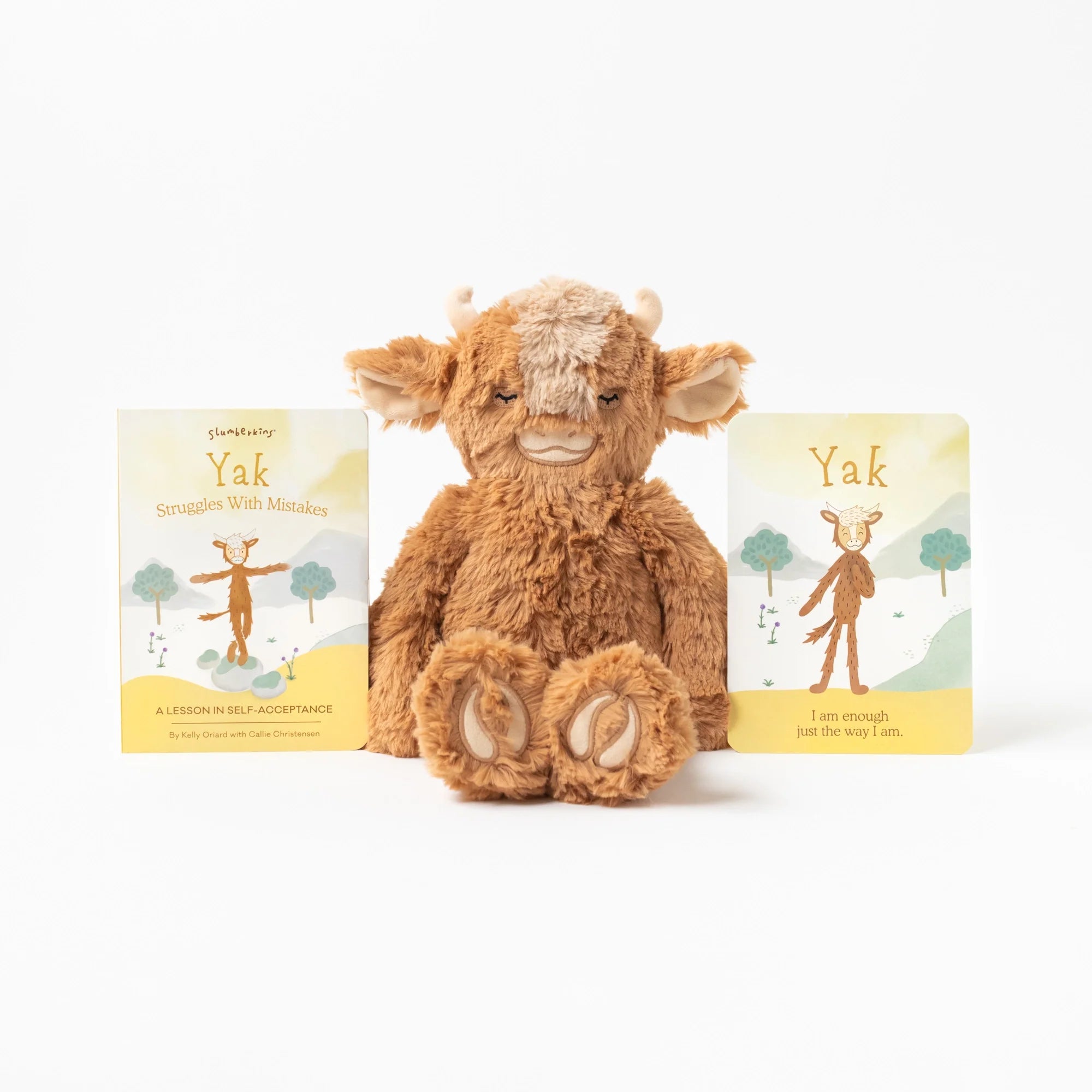 Yak Stuffed Animal + Self Acceptance Lesson Book