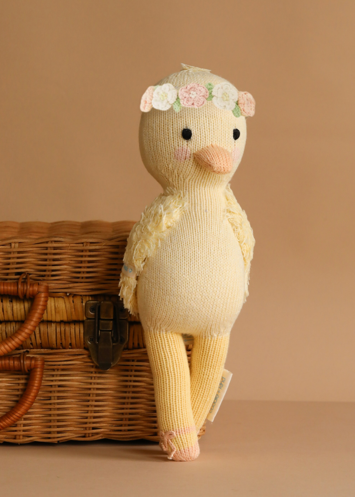 Flora the Duckling Stuffed Animal - Mauve